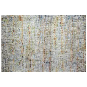 Luxury Washable Boca Putty 1\'8\" x 2\'6\" Rug