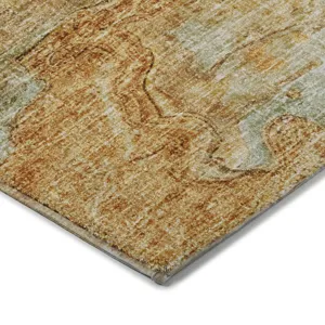 Luxury Washable Boca Copper 8\' x 8\' Round Rug