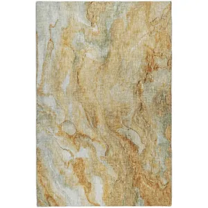 Luxury Washable Boca Copper 2\'6\" x 3\'10\" Rug