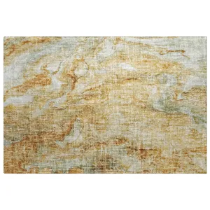 Luxury Washable Boca Copper 1\'8\" x 2\'6\" Rug