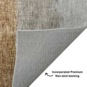 Luxury Washable Boca Brown 2\'6\" x 3\'10\" Rug