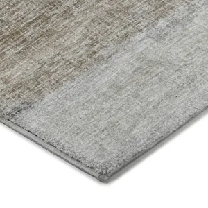 Luxury Washable Boca Brown 2\'6\" x 3\'10\" Rug