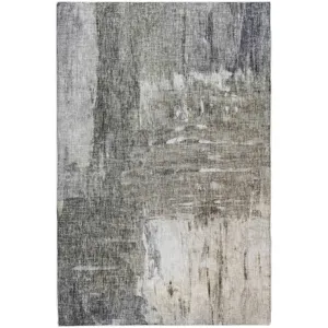 Luxury Washable Boca Gray 3\' x 5\' Rug