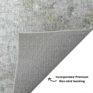 Luxury Washable Boca Seafoam 10\' x 14\' Rug