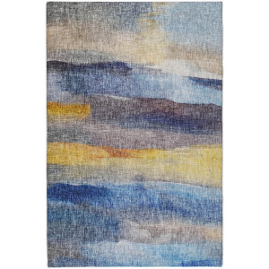 Luxury Washable Boca Blue Rug