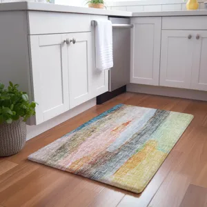 Luxury Washable Boca Salmon 1\'8\" x 2\'6\" Rug