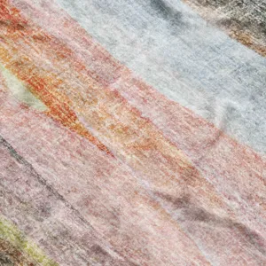 Luxury Washable Boca Salmon 2\'6\" x 3\'10\" Rug