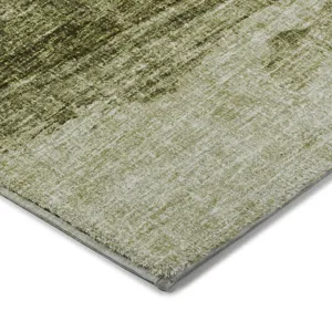 Luxury Washable Boca Aloe 1\'8\" x 2\'6\" Rug