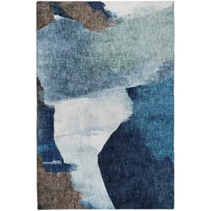 Luxury Washable Boca Denim 2\'6\" x 3\'10\" Rug