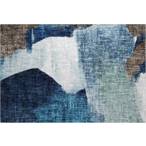 Luxury Washable Boca Denim Rug