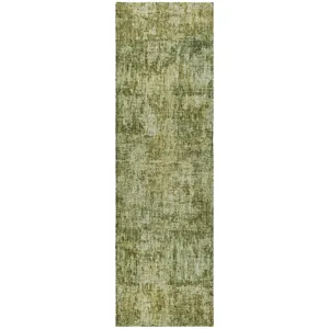Luxury Washable Boca Aloe 2\'3\" x 7\'6\" Runner Rug