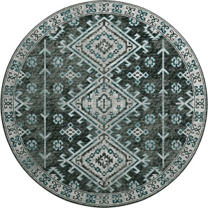 Brisbane Midnight 8' x 8' Round Rug