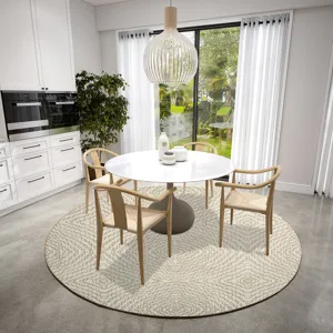 Brisbane Ivory 8\' x 8\' Round Rug