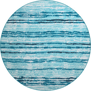 Brisbane Sky 8' x 8' Round Rug