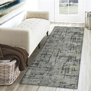 Brisbane Gold 2\'3\" x 7\'6\" Runner Rug