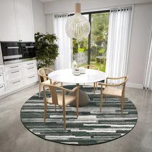 Brisbane Midnight 8\' x 8\' Round Rug
