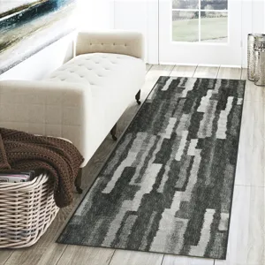 Brisbane Midnight 2\'3\" x 7\'6\" Runner Rug