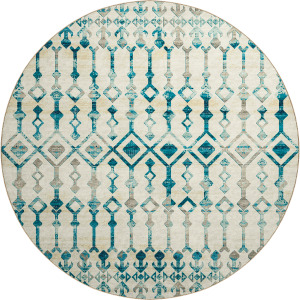 Brisbane Linen 8' x 8' Round Rug