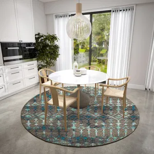 Brisbane Sable 8\' x 8\' Round Rug
