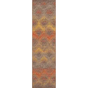 Brisbane Sunset 2\'3\" x 7\'6\" Runner Rug