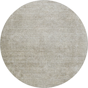 Luxury Washable Indoor/Outdoor Burano Linen 8' x 8' Round Rug