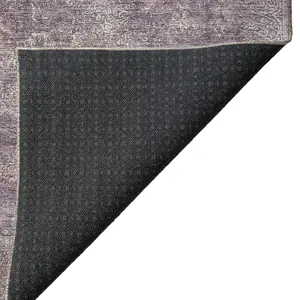 Luxury Washable Indoor/Outdoor Burano Plum 2\'6\" x 3\'10\" Rug