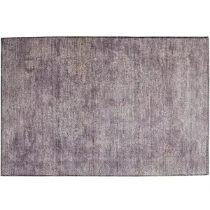 Luxury Washable Indoor/Outdoor Burano Plum 1\'8\" x 2\'6\" Rug