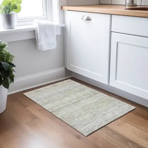Luxury Washable Indoor/Outdoor Burano Seafoam 1\'8\" x 2\'6\" Rug