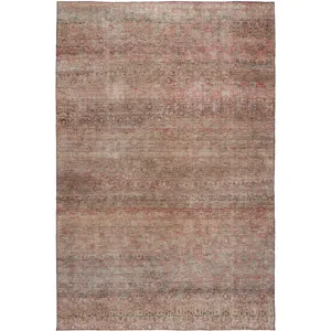 Luxury Washable Indoor/Outdoor Burano Coral 5\' x 7\'6\" Rug
