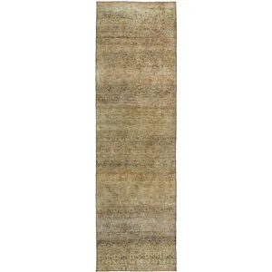 Luxury Washable Indoor/Outdoor Burano Wheat 2\'3\" x 7\'6\" Runner Rug