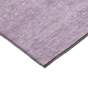 Luxury Washable Indoor/Outdoor Burano Lavender 9\' x 12\' Rug