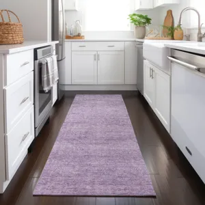 Luxury Washable Indoor/Outdoor Burano Lavender 2\'3\" x 7\'6\" Runner Rug