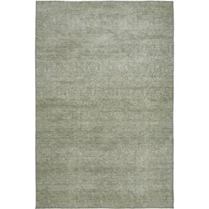 Luxury Washable Indoor/Outdoor Burano Sage 3\' x 5\' Rug