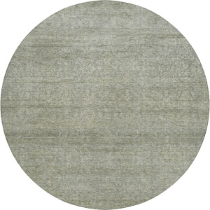 Luxury Washable Indoor/Outdoor Burano Sage 8' x 8' Round Rug