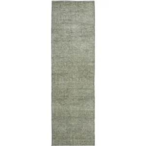 Luxury Washable Indoor/Outdoor Burano Sage 1\'8\" x 2\'6\" Rug