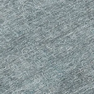 Luxury Washable Indoor/Outdoor Burano Seafoam 9\' x 12\' Rug