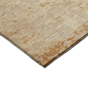 Luxury Washable Indoor/Outdoor Burano Copper 5\' x 7\'6\" Rug