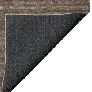 Luxury Washable Indoor/Outdoor Burano Coffee 5\' x 7\'6\" Rug