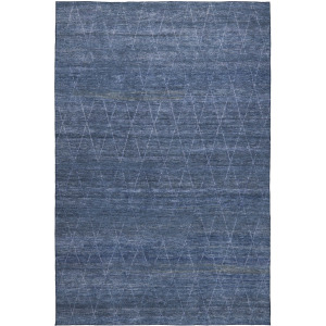 Luxury Washable Indoor/Outdoor Burano Navy Rug