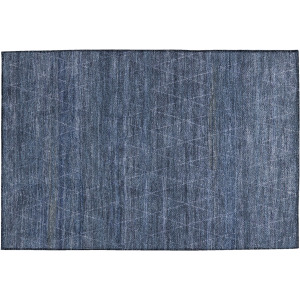 Luxury Washable Indoor/Outdoor Burano Navy Rug