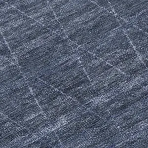 Luxury Washable Indoor/Outdoor Burano Navy 1\'8\" x 2\'6\" Rug