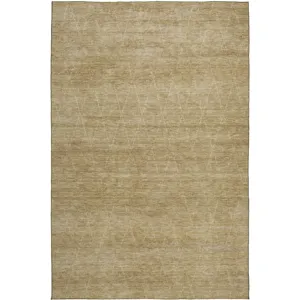 Luxury Washable Indoor/Outdoor Burano Wheat 3\' x 5\' Rug