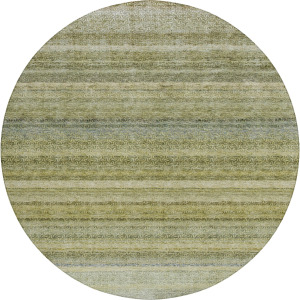 Luxury Washable Indoor/Outdoor Burano Aloe 8' x 8' Round Rug