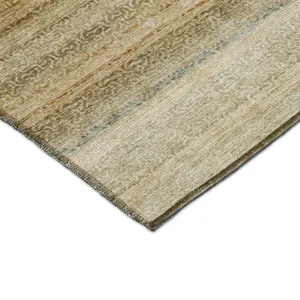 Luxury Washable Indoor/Outdoor Burano Copper 9\' x 12\' Rug