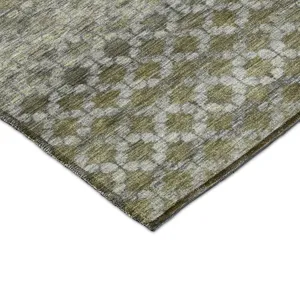 Luxury Washable Indoor/Outdoor Burano Pewter 2\'6\" x 3\'10\" Rug