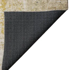 Luxury Washable Indoor/Outdoor Burano Gold 9\' x 12\' Rug
