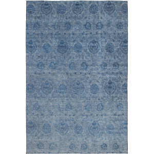 Luxury Washable Indoor/Outdoor Burano Blue Rug