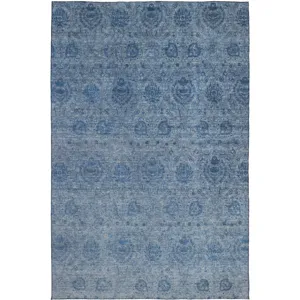 Luxury Washable Indoor/Outdoor Burano Blue 3\' x 5\' Rug