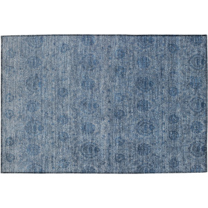 Luxury Washable Indoor/Outdoor Burano Blue Rug