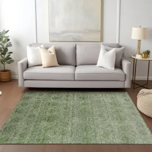 Luxury Washable Indoor/Outdoor Burano Olive 9\' x 12\' Rug
